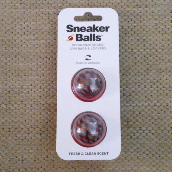 Sneaker Ball "Deodorize Gym Bags, Shoes, Lockers" (Fresh Clean Scent) 2pk ~ NEW! - Picture 3 of 4